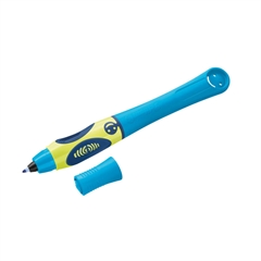 Nalivpero Pelikan Roller Griffix za ljevake + 2 patrone s tintom, u kutiji, neon plava
