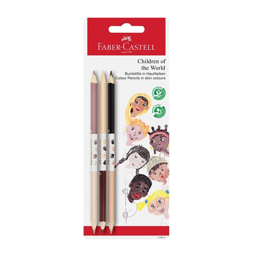 Bojice Faber-Castell Djeca svijeta, 3 komada