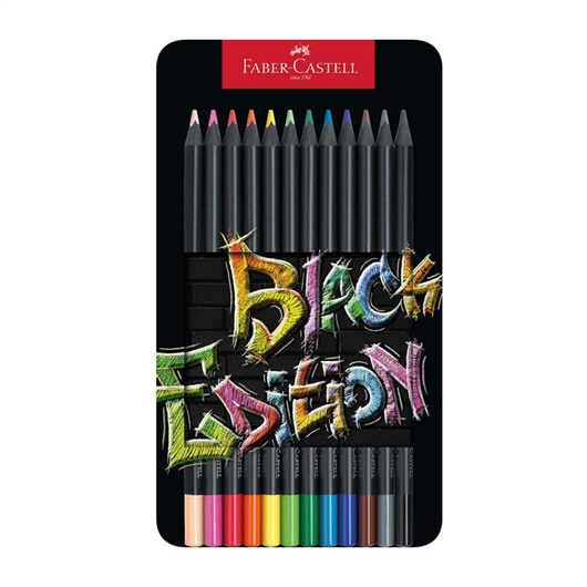 Bojice Faber-Castell Black Edition, 12 komada