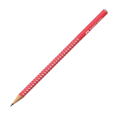 Grafitna olovka Faber-Castell Sparkle, crvena
