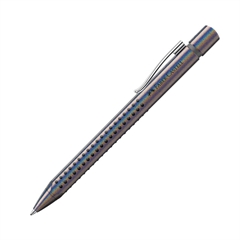 Kemijska olovka Faber-Castell Grip Glam M, srebrna