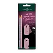 Set Faber-Castell Sparkle, roza / biserni