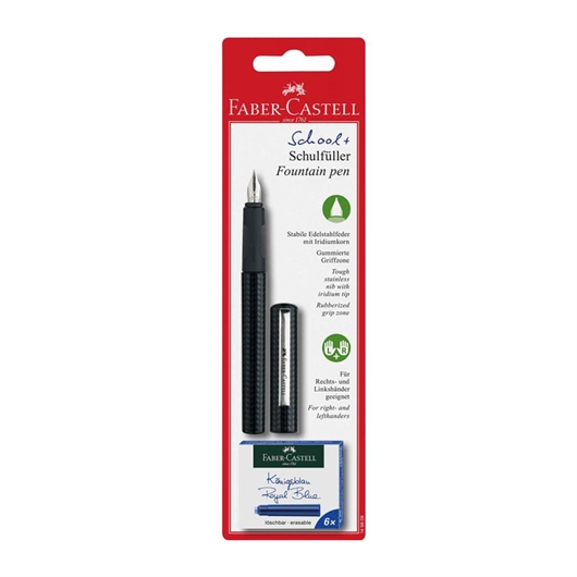 Nalivpero Faber-Castell, crno + 6 patrona GRATIS