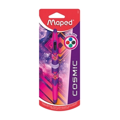 Kemijska olovka Maped Cosmic, 4/1, roza