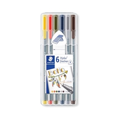 Flomasteri Staedtler Fineliner Triplus Boho, 0,3 mm, 6 komada