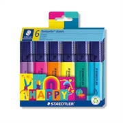 Marker Staedtler Textsurfer Classic Happy, 6 komada