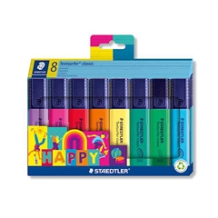 Marker Staedtler Textsurfer Classic Happy, 8 komada