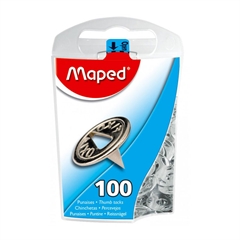 Pribadače Maped, metalne, 100 komada