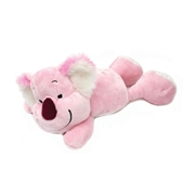 Plišana igračka, ležeća koala, 20 cm, roza