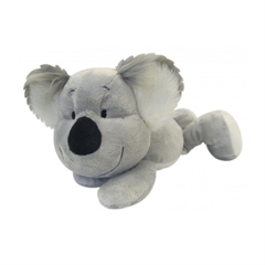 Plišana igračka, ležeća koala, 30 cm, siva