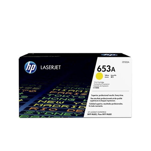 Toner HP CF322A 653A (žuta), original