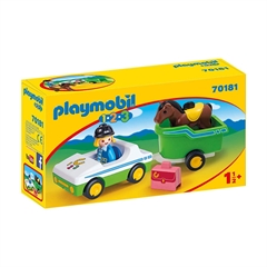 Auto s konjskom prikolicom Playmobil