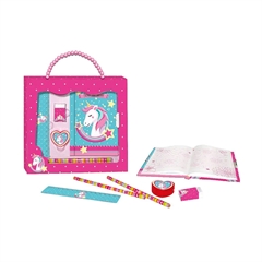 Poklon set knjiga sjećanja Unicorn memory book, s ključem, 56 listova