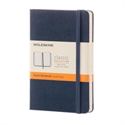 Bilježnica Moleskine PKT, tvrde korice, plava - s crtama