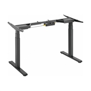 Električno podesivo podnožje Icybox Sit&Stand, crni, okvir