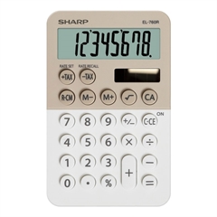 Stolni kalkulator Sharp EL760RBLA, krem