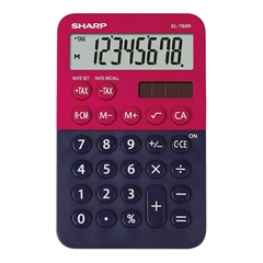 Stolni kalkulator Sharp EL760RBRB, plavo-crveni