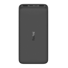 Prijenosna baterija (powerbank) Xiaomi Redmi, 20.000 mAh, crna