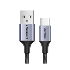Kabal za punjenje Ugreen, USB-A na USB-C, 1,5 m, crno sivi