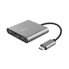 Pretvarač Trust USB-C na 2xUSB-A/C i 1xHDMI