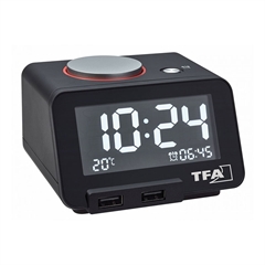 Digitalni sat TFA s funkcijom punjenja