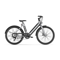 Električni bicikl Bird Bike V Frame, gradski, siv