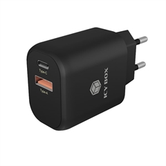 Zidni punjač Icybox USB Quick Charge 3.0, 2 ulaza