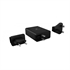 Zidni punjač Icybox PD/GaN, 4 ulaza, 100 W, crni
