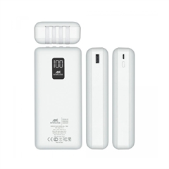 Prijenosna baterija (powerbank) Rivacase VA2220, 20.000 mAh, bijela