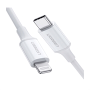 Kabal za punjenje Ugreen, USB-C na Apple Lightning Mfi, 1.5 m, bijeli