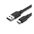 Kabal za punjenje Ugreen 2.0, USB-A na USB-C, 2 m, crni