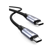 Kabal za punjenje Ugreen, USB-C na USB-C, 1 m, crno sivi