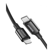 Kabal za punjenje Ugreen, USB-C na Apple Lightning Mfi, 2 m, crni