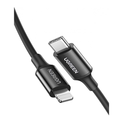 Kabal za punjenje Ugreen, USB-C na Apple Lightning Mfi, 2 m, crni