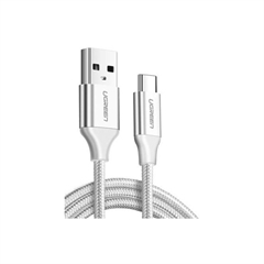 Kabal za punjenje  Ugreen, USB-A na USB-C, 2 m, bijeli