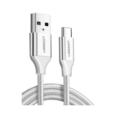 Kabal za punjenje Ugreen, USB-A na USB-C, 0.25 m, bijeli