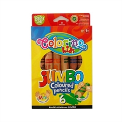 Bojice Colorino Jumbo, okrugle, s vrhom , 6 komada