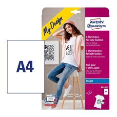 Transfer folija za majice MD1001, 5 listova