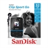 MP3 player SanDisk Clip Sport Go, 32 GB, plavi