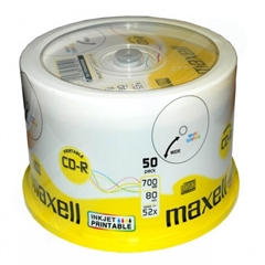 CD-R medij Maxell 700MB/80min, 52x, 50 kom