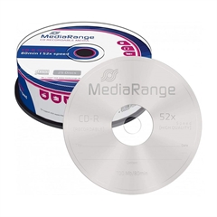 CD-R medij Mediarange 700 MB/80min 52x, na osi, 25 kom