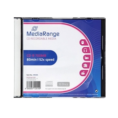 CD-R medij MediaRange 700 MB/80min 52x, u kutiji,10 komada