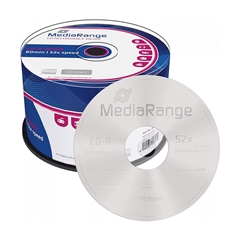 CD-R medij MediaRange 700 MB/80min 52x, na osi, 50 komada