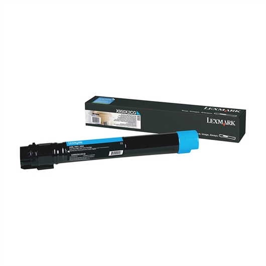 Toner Lexmark X950X2CG (plava), original