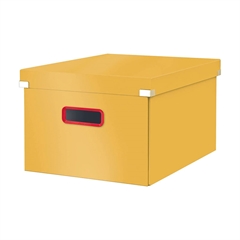 Kutija za pohranjivanje Leitz Cosy s poklopcem, 281 x 200 x 370 mm, žuta