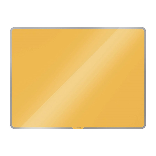 Zidna staklena ploča Leitz Cosy, 60 x 80 cm, žuta