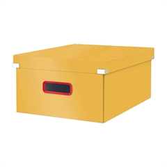Kutija za pohranjivanje Leitz Cosy s poklopcem, 369 x 200 x 482 mm, žuta