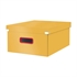 Kutija za pohranjivanje Leitz Cosy s poklopcem, 369 x 200 x 482 mm, žuta
