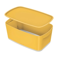 Kutija za pohranjivanje Leitz Cosy s poklopcem, žuta