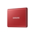 Vanjski prijenosni disk Samsung T7 SSD, 500 GB, crveni